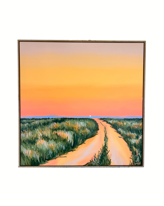 'Wildflower Road Extended' Original 93x93cm Artwork