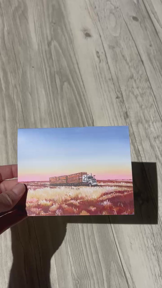 'Heart like a Truck' Printed Greeting Card